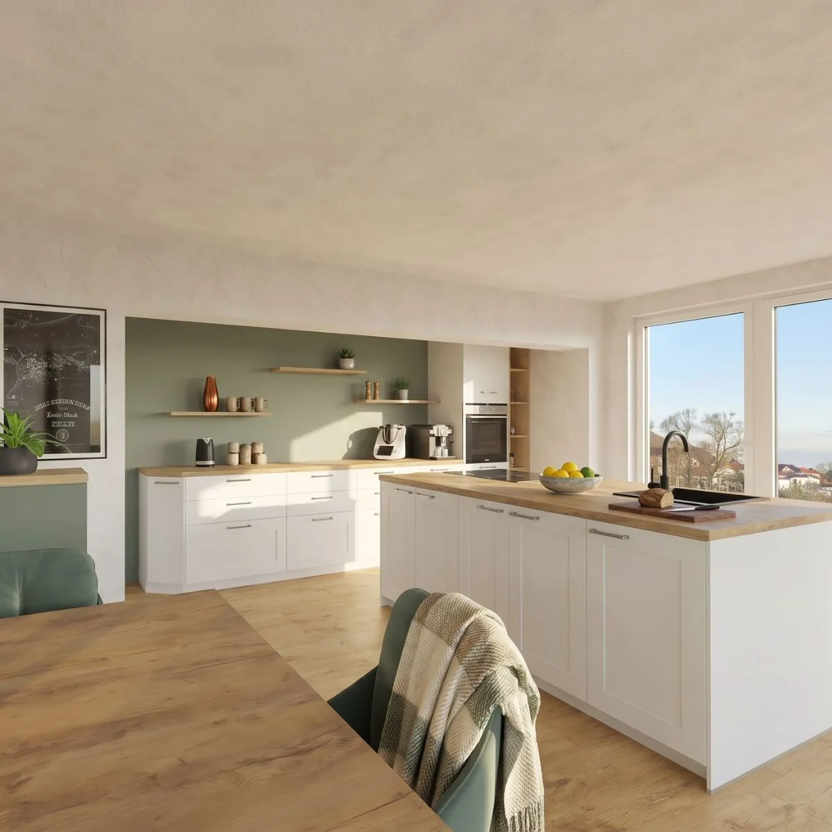 Begehbare 3D-Visualisierung eines individuell geplanten Raumes